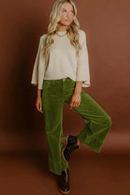 Load image into Gallery viewer, Corduroy High Waist Wide Leg Pants
