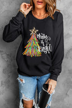 Load image into Gallery viewer, Merry & Bright Christmas Tree Sweatshirt