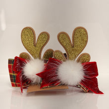 Load image into Gallery viewer, Festive Antler Hair Clips