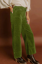 Load image into Gallery viewer, Corduroy High Waist Wide Leg Pants