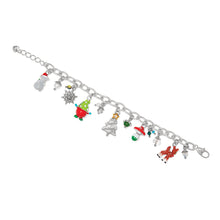 Load image into Gallery viewer, Christmas Forest Charm Bracelet