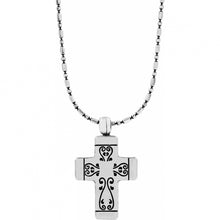 Load image into Gallery viewer, Venezia Petite Cross Necklace