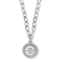 Load image into Gallery viewer, Mosaic Round Two Tone Pendant Necklace