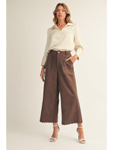 Load image into Gallery viewer, Wide Leg Suede Pants
