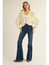 Load image into Gallery viewer, Drop Shoulder Knit Open Cardigan

