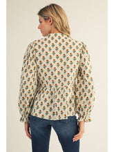Load image into Gallery viewer, Floral Peplum Top
