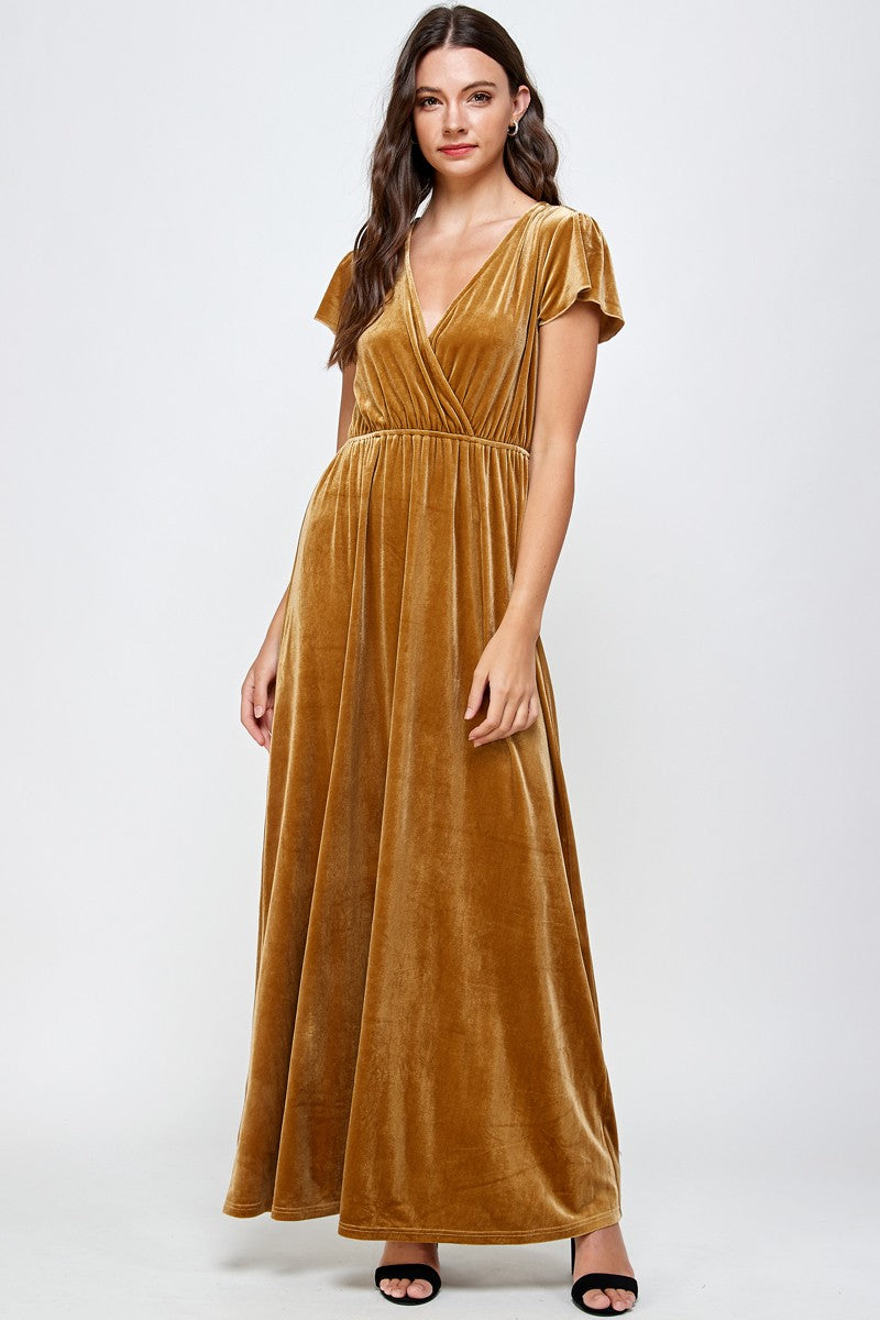 Velvet Maxi Dress