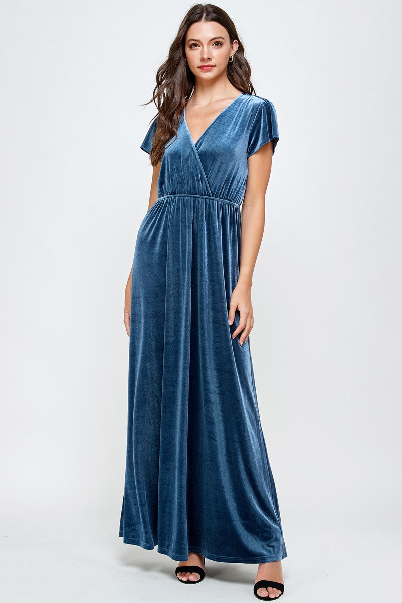 Velvet Maxi Dress