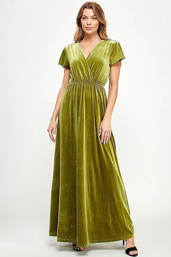 Velvet Maxi Dress