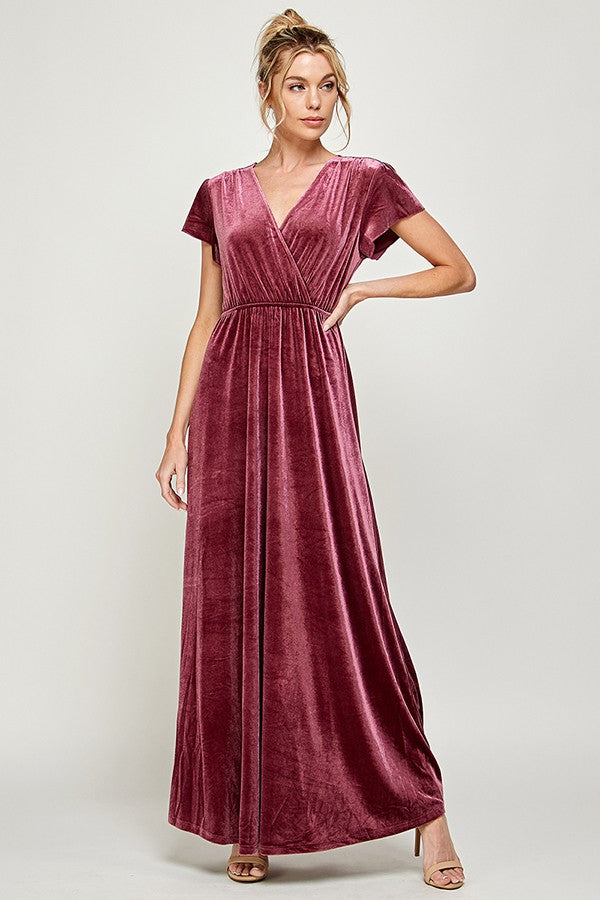 Velvet Maxi Dress