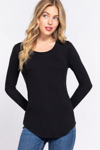 Round Neck Jersey Top