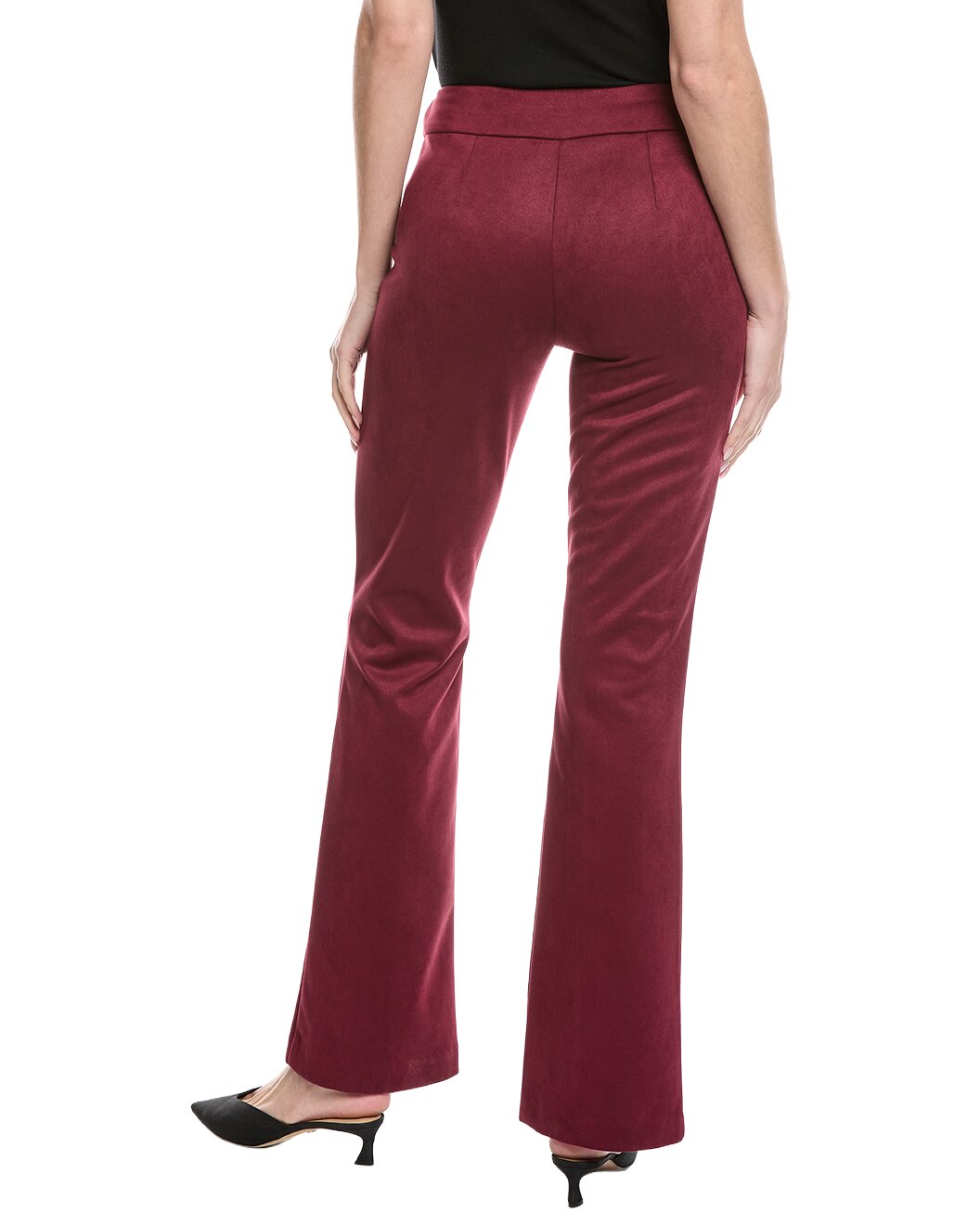 Scuba Suede Flared Pants