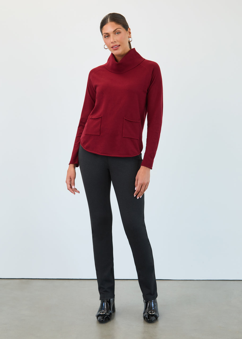 1492212 Cowl Neck Sweater
