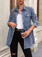 Load image into Gallery viewer, Long Sleeve Denim Jacket
