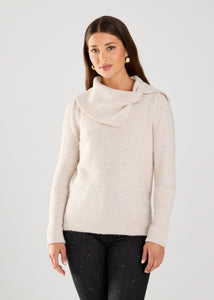 1766990 Bow Neck Sweater