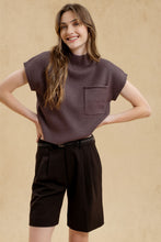 Load image into Gallery viewer, Funnel Neck Drop Shoulder Sweater Top
