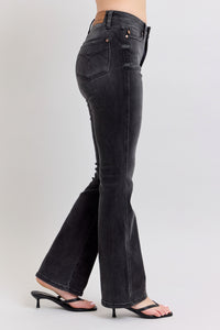 88787 JUDY BLUE BLK WASHED DENIM 3 INSEAMS