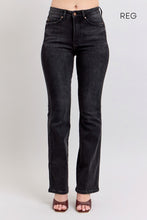 Load image into Gallery viewer, 88787 JUDY BLUE BLK WASHED DENIM 3 INSEAMS
