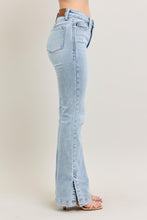 Load image into Gallery viewer, HW Tummy Control Side Slit Slim Boot Cut Vintage Wash
