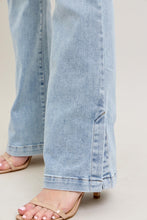 Load image into Gallery viewer, HW Tummy Control Side Slit Slim Boot Cut Vintage Wash

