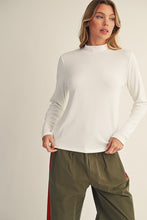 Load image into Gallery viewer, Long Sleeve Solid Mock Neck
