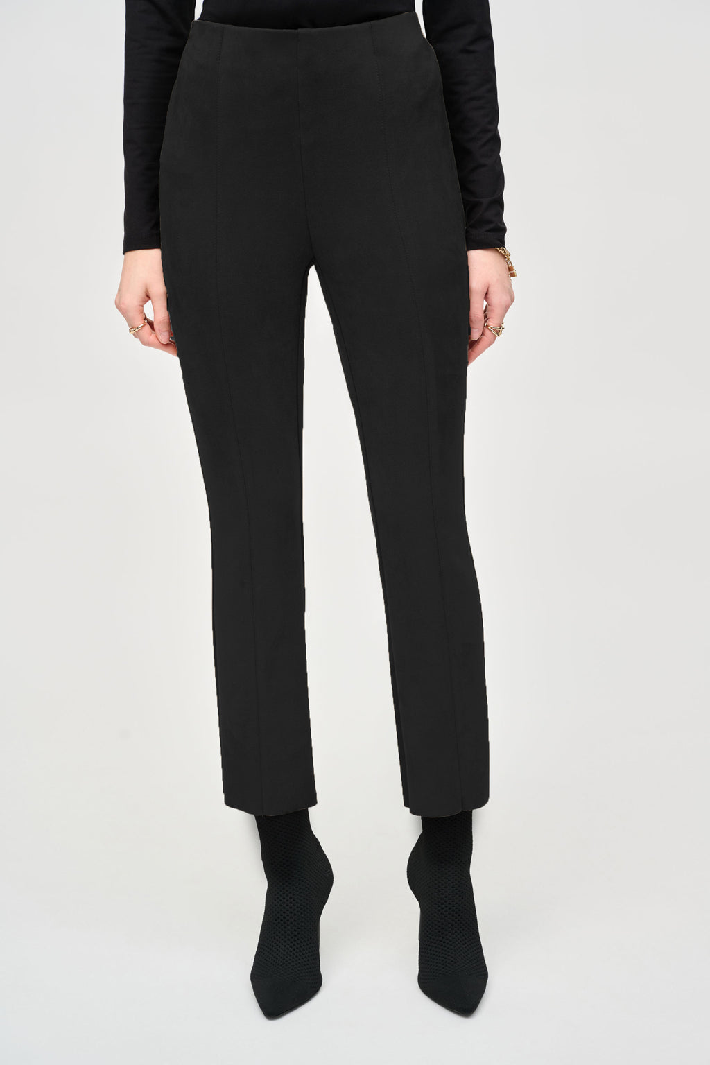 Scuba Suede Flared Pants