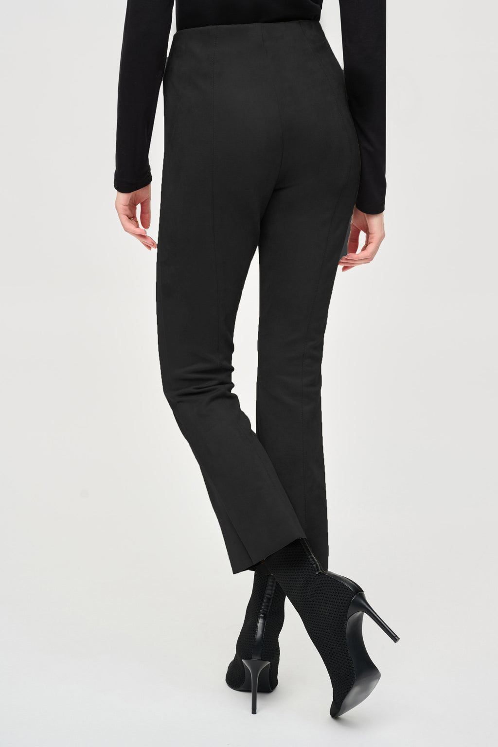 Scuba Suede Flared Pants