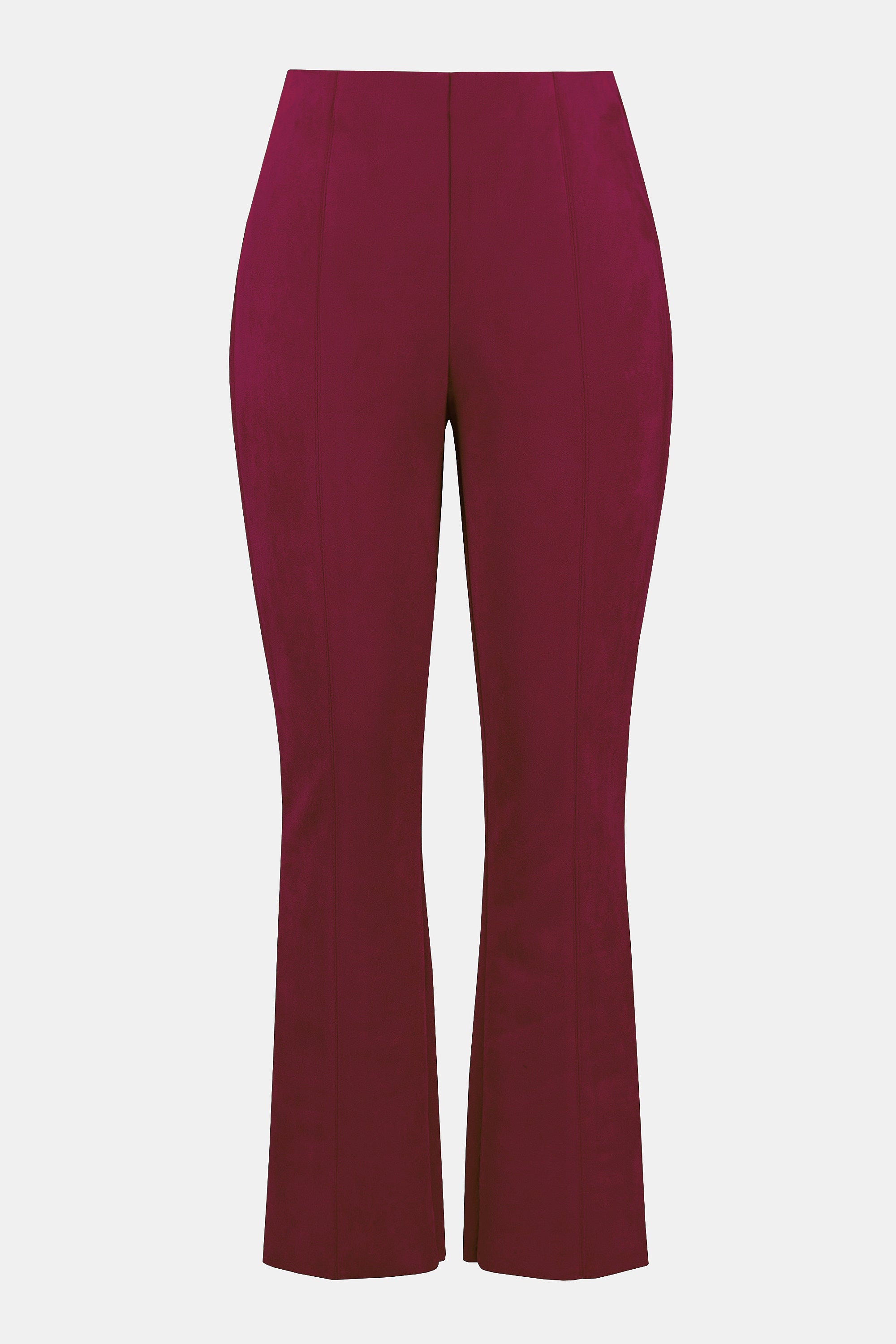 Scuba Suede Flared Pants