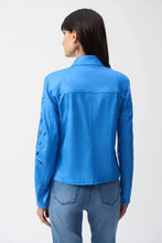 Load image into Gallery viewer, 251936 Foiled Faux-Suede Moto Jacket
