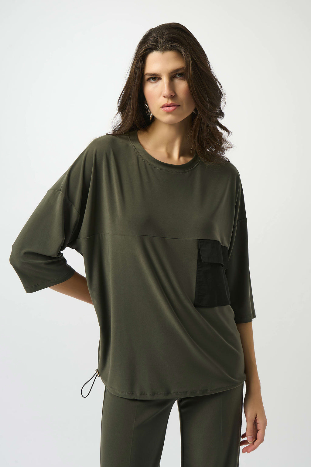Silky Knit and Memory Cocoon Top