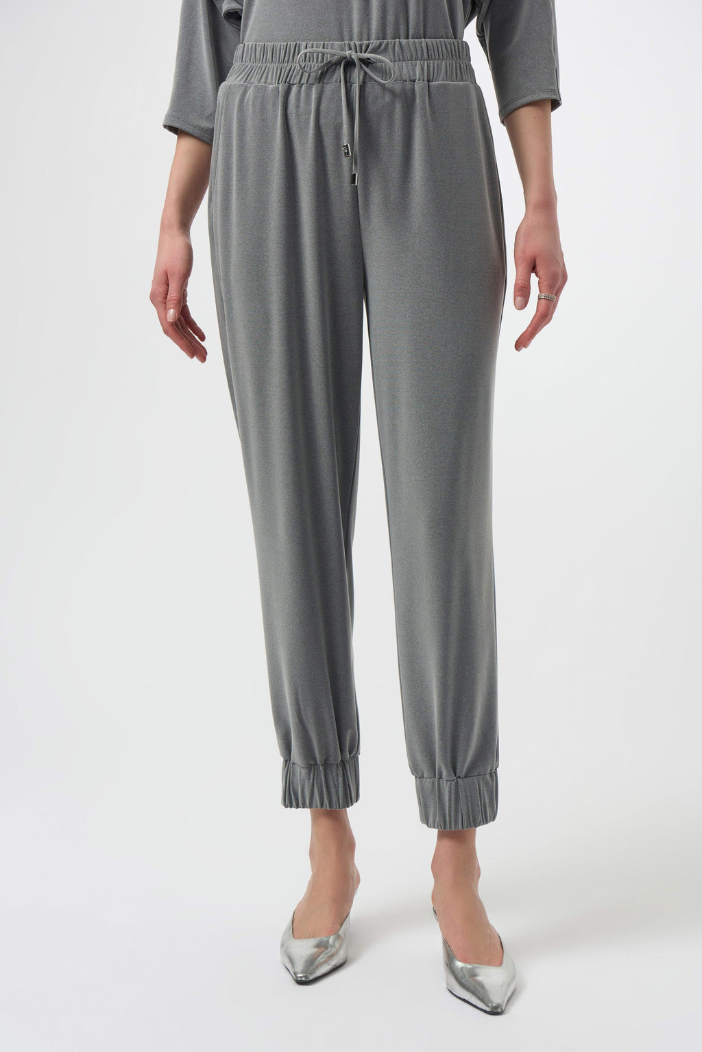 Silky Knit Pull-On Jogger Pants