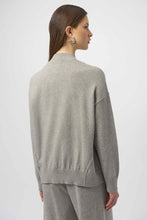 Load image into Gallery viewer, 254933 Mock Neck Pullover with Rhinestones
