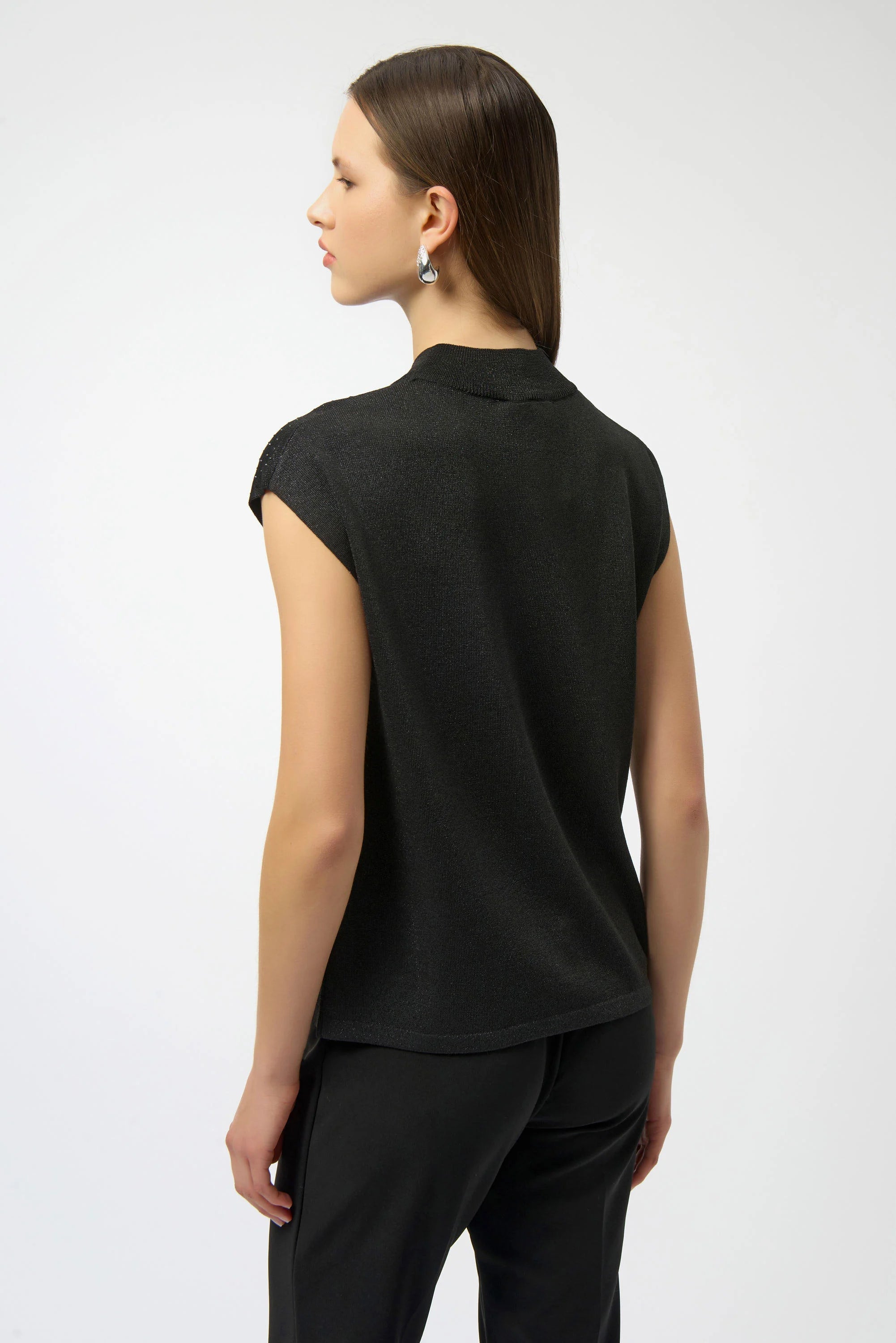 Sleeveless Pullover with Iron-On Detail
