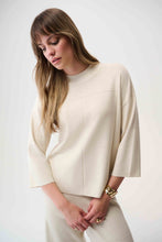 Load image into Gallery viewer, 261981 Brushed Viscose Straight Sweater with Mock Neck
