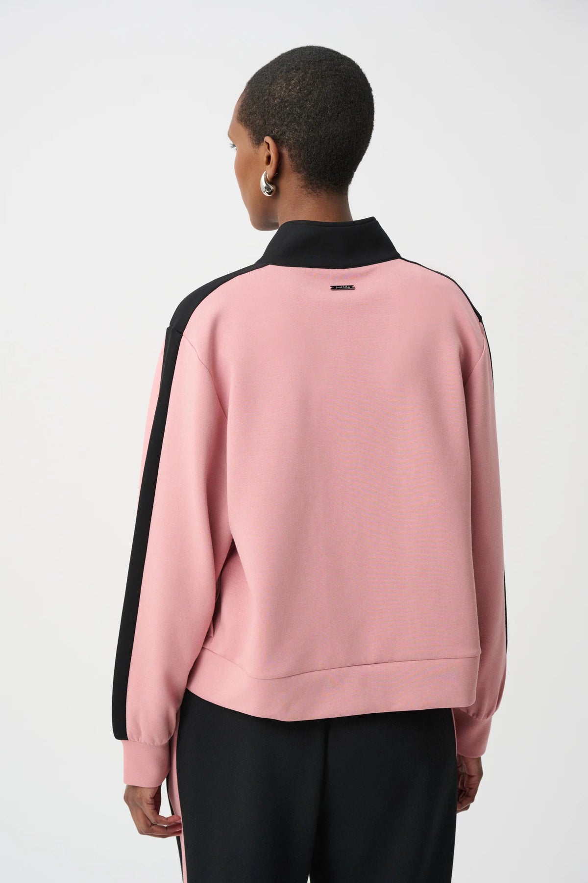 Contrast Trim Zip Jacket