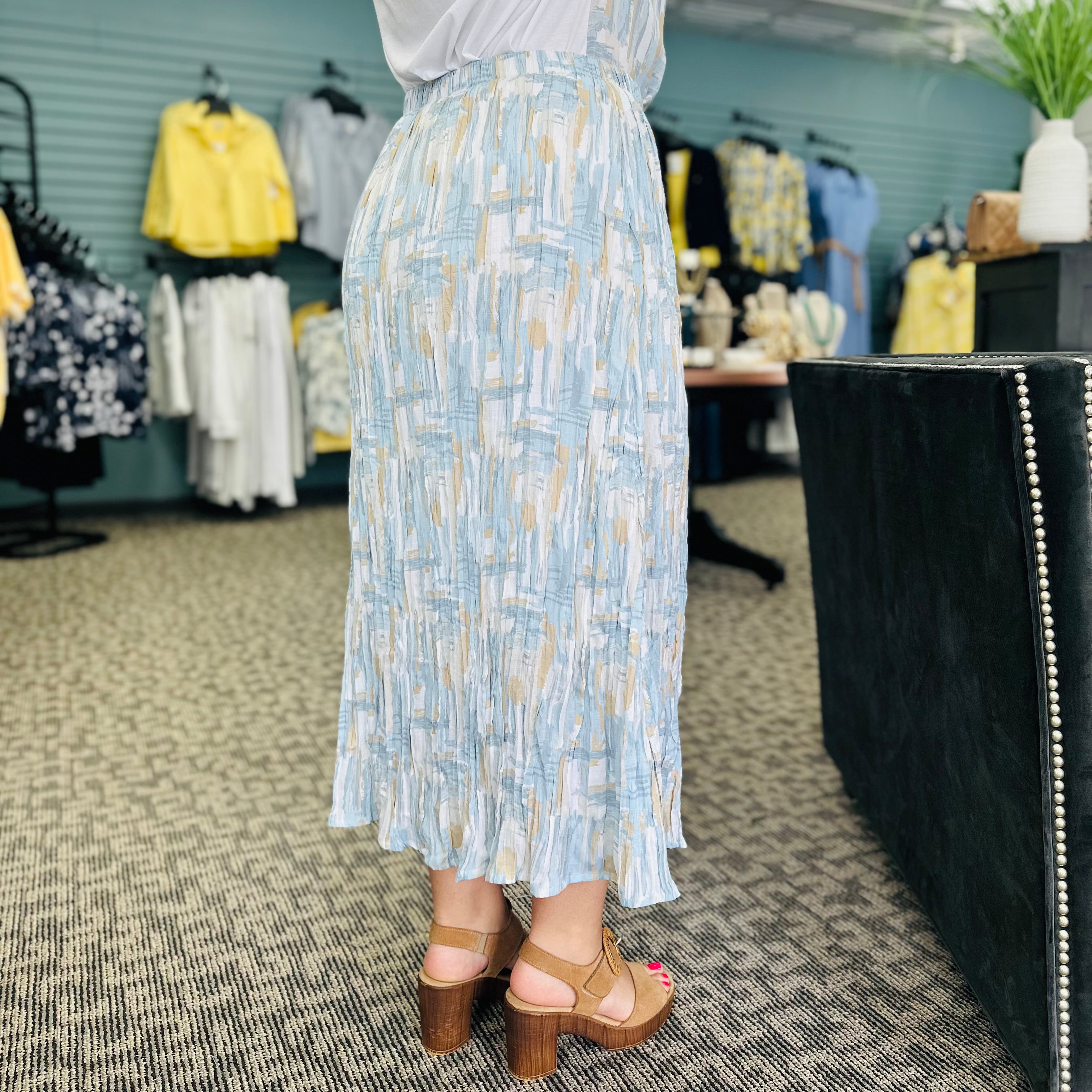 Whimsical Pull On Skirt