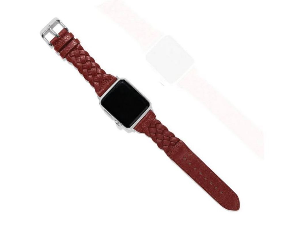 Sutton Braided Leather Watch Band