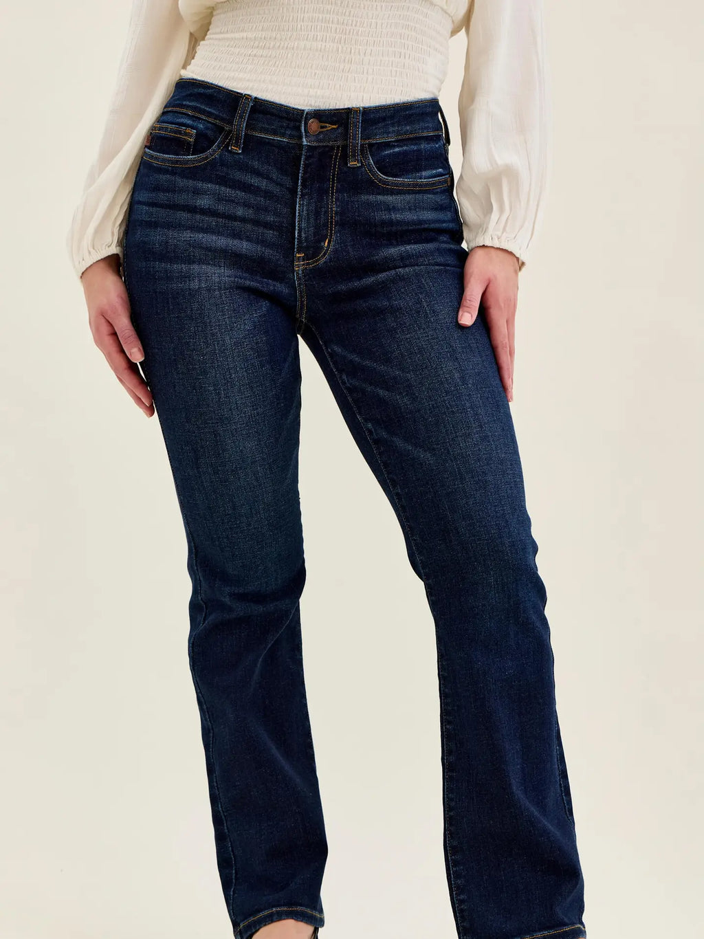 Mr Petite Dark Wash Bootcut