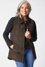 Load image into Gallery viewer, 36625 Reversable Mosaic Print Quilt Jacket
