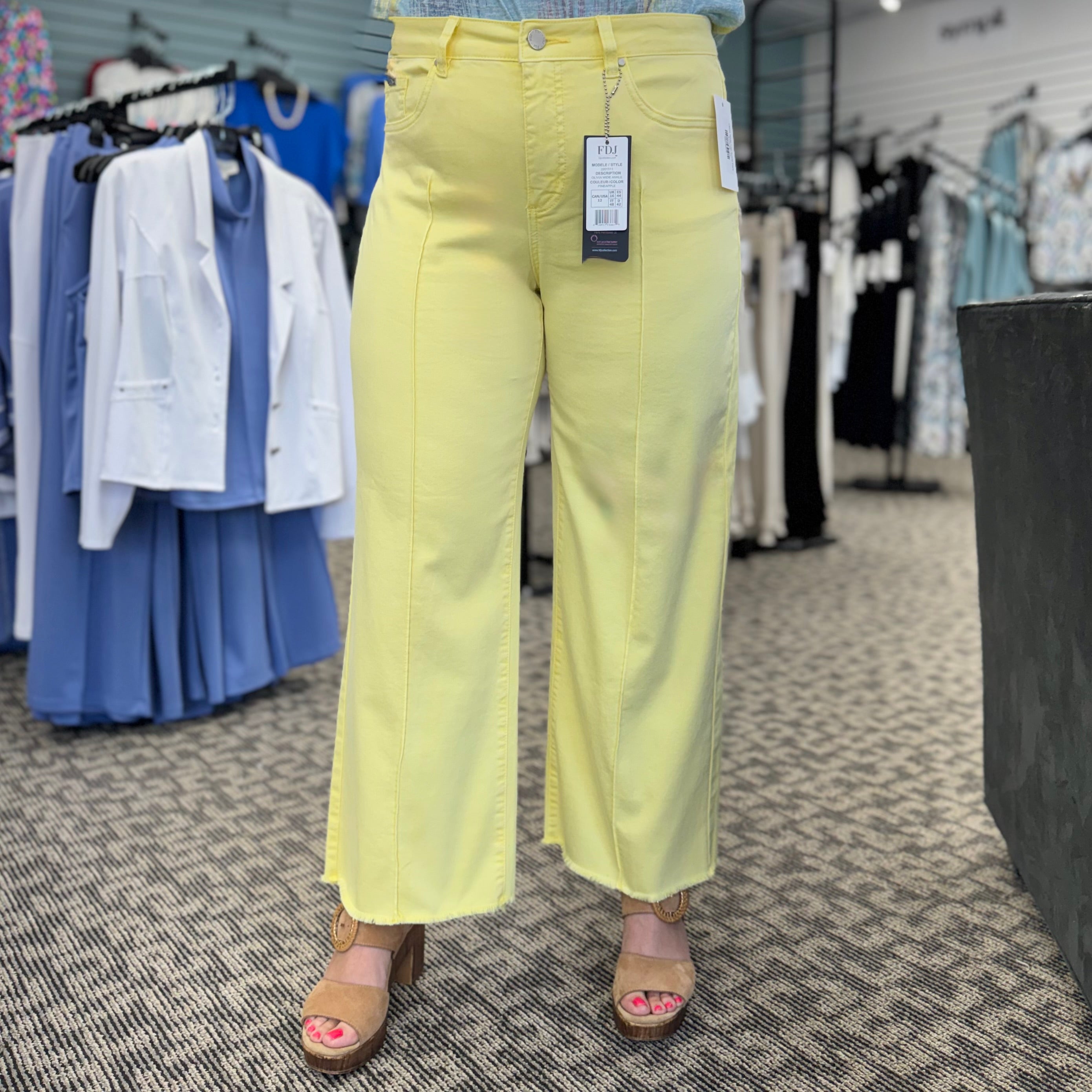 Olivia Wide Leg Ankle Pant