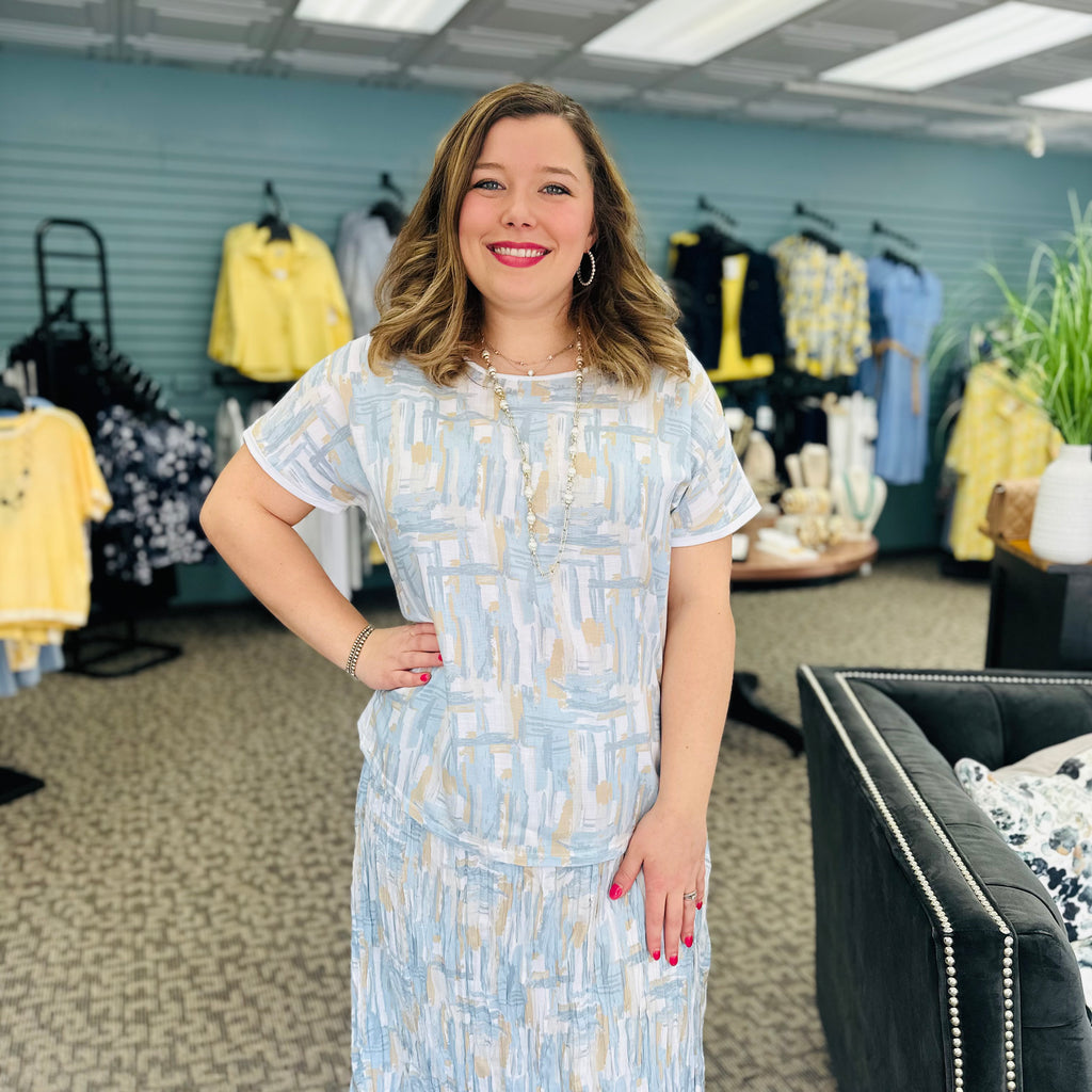 Tee Shirt Style Blouse