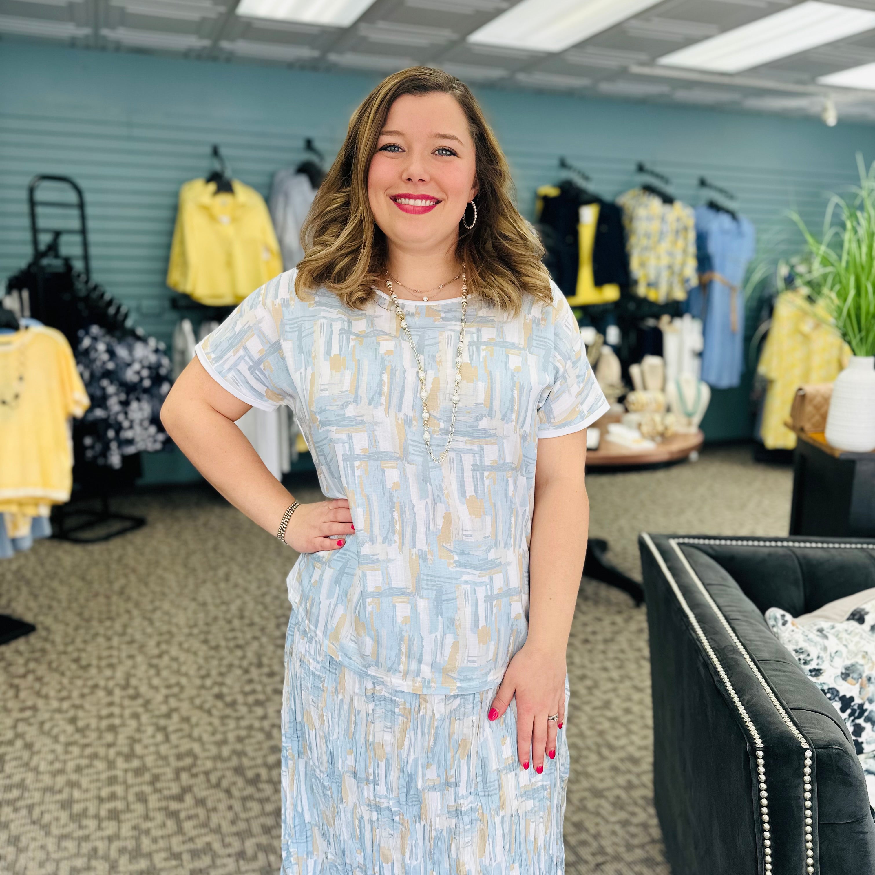 Tee Shirt Style Blouse