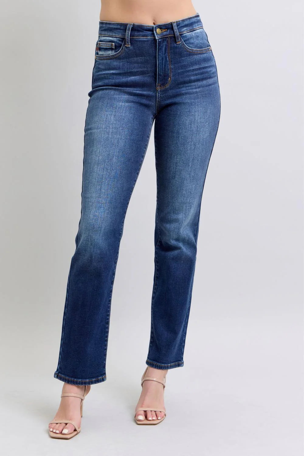Vintage Wash Thermal Straight Jean