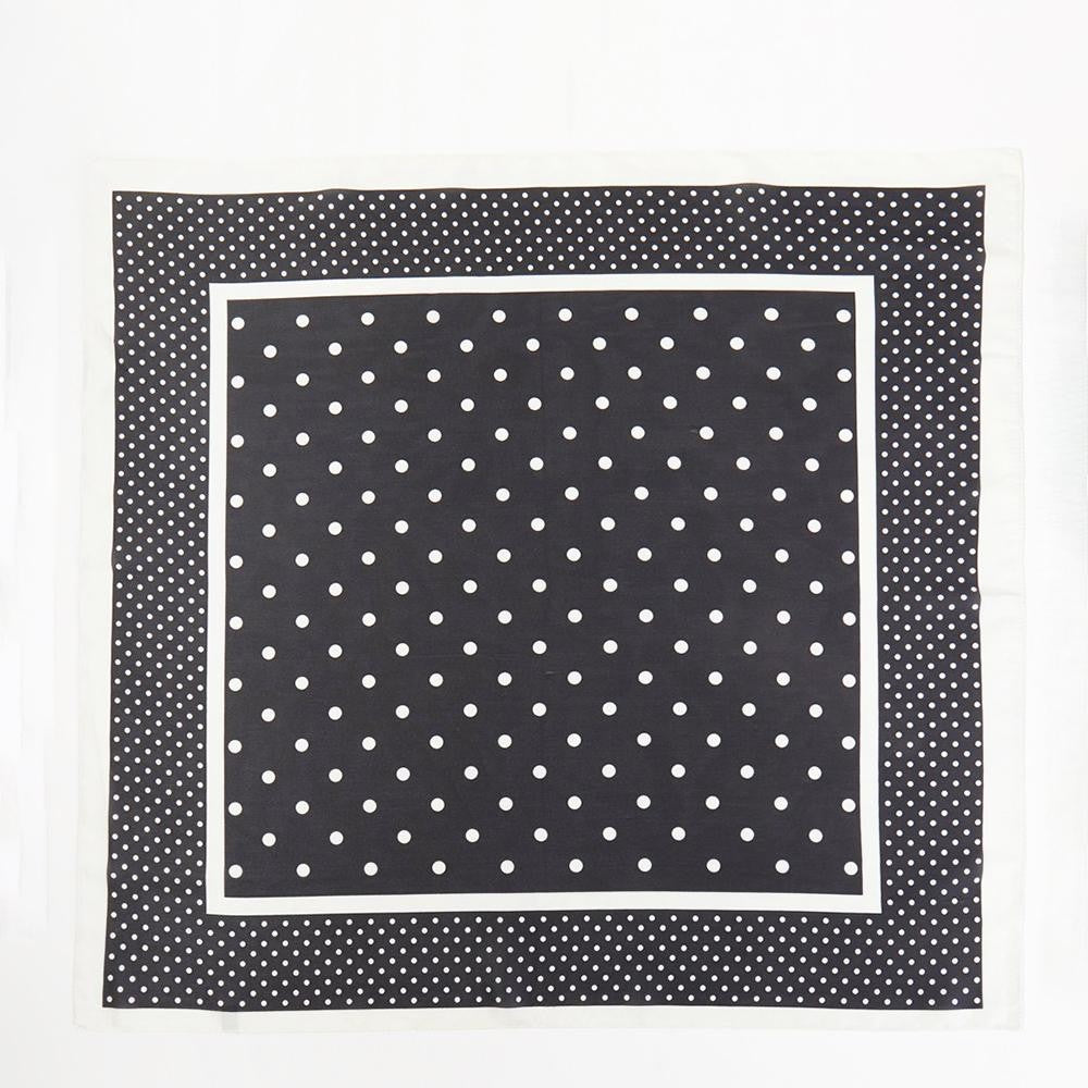 Polka Dots Print Bandana Scarf