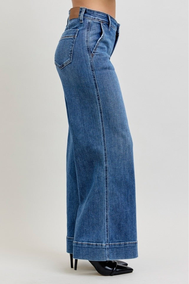 Petite Trouser Retro Wide Leg Jean