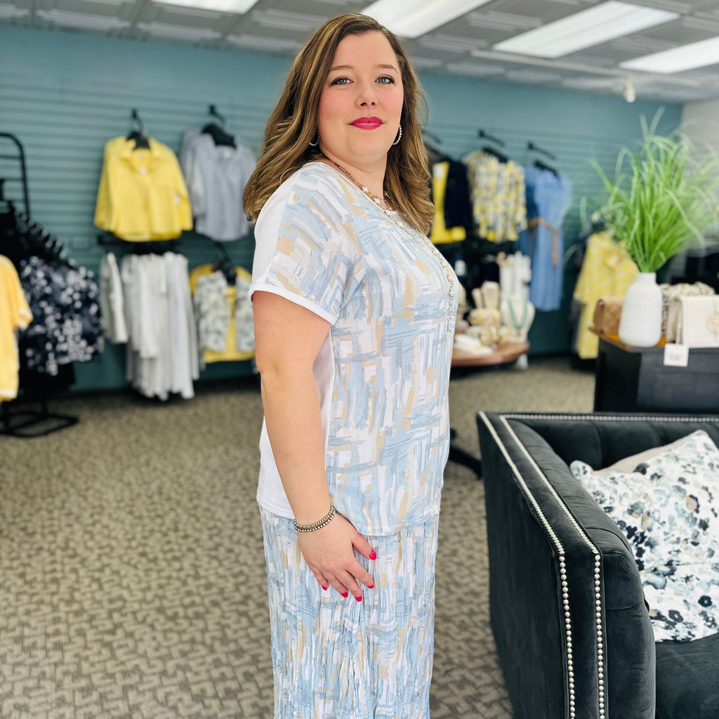 Tee Shirt Style Blouse