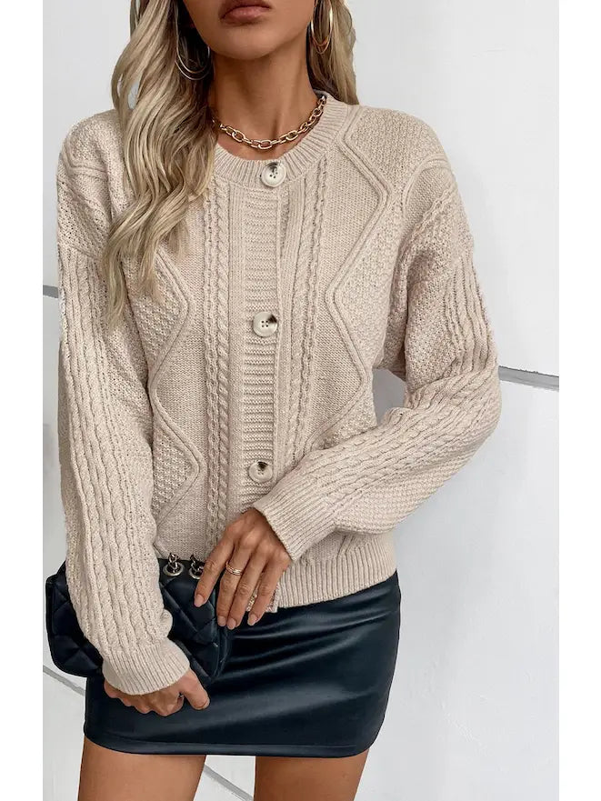 Cable Knit Cardigan