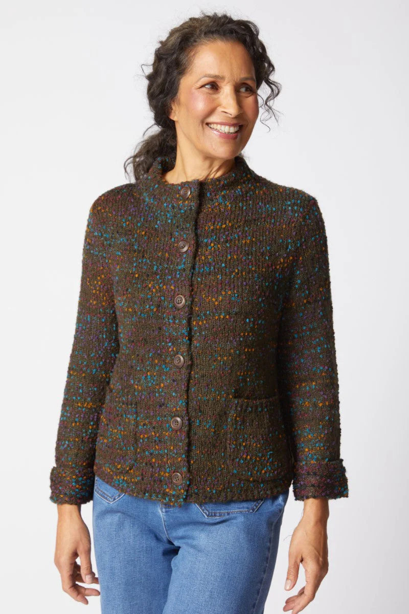 89055 Habitat Funnel Neck Cardigan