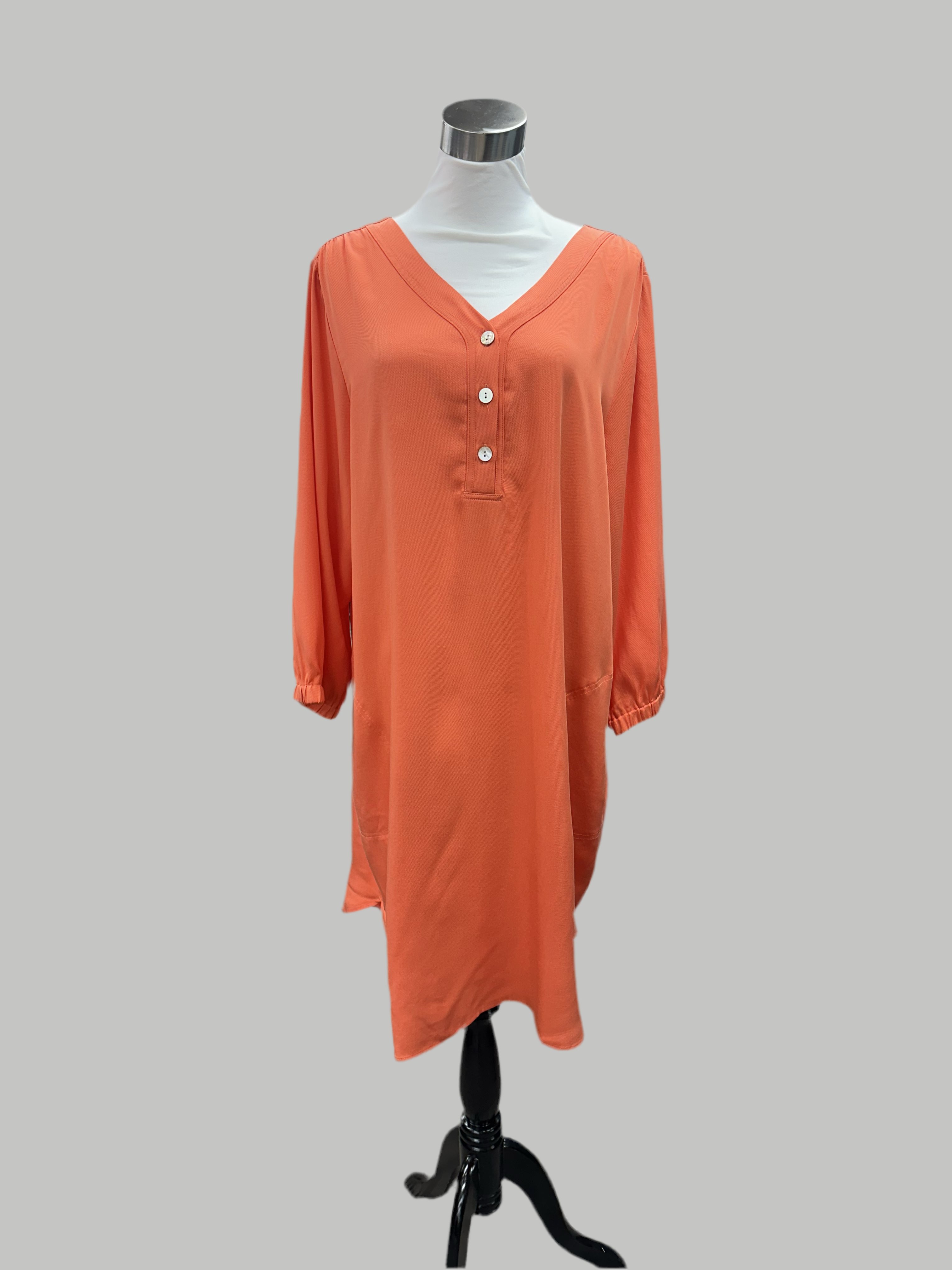 TS84-CR V-Neck Dress