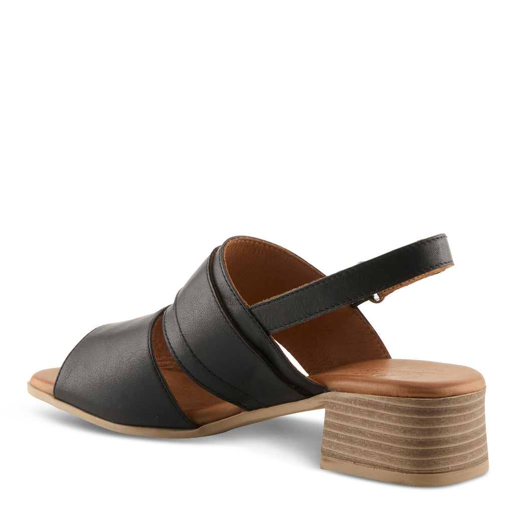 Acoliana Leather Sandal with Oversized Buckle